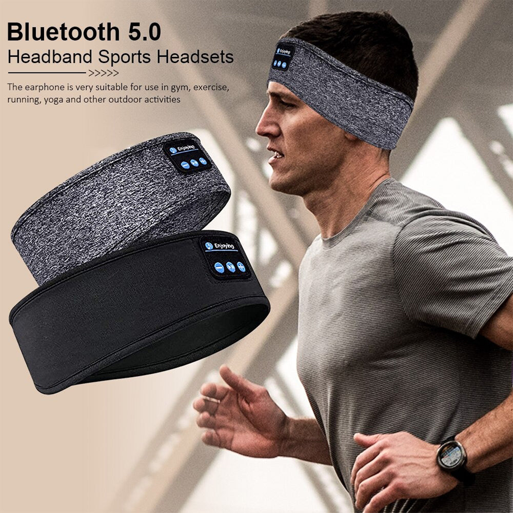 Wireless Musical Sleeping Exercising Headband- USB Charging