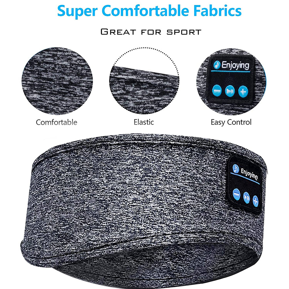 Wireless Musical Sleeping Exercising Headband- USB Charging