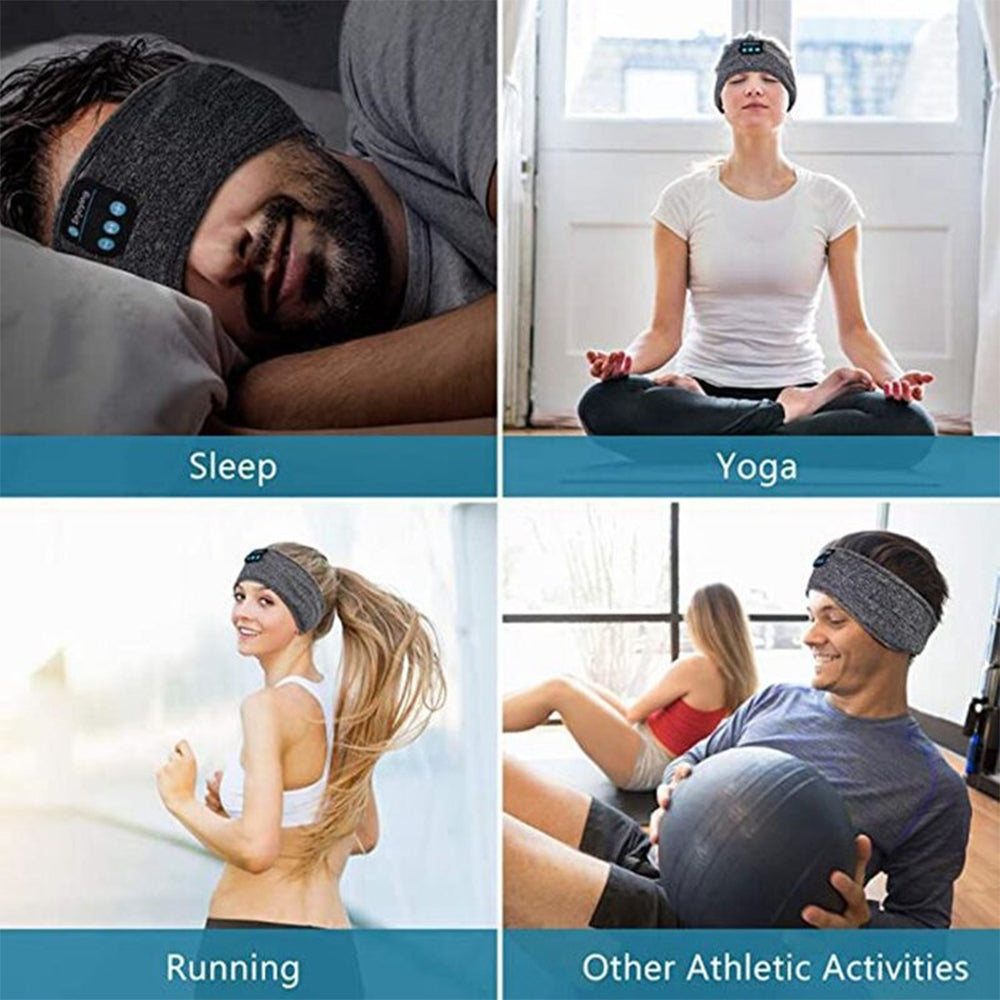 Wireless Musical Sleeping Exercising Headband- USB Charging