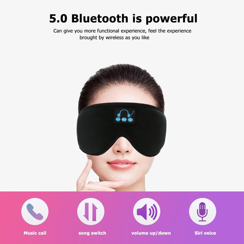 Bluetooth Sleeping Eye Mask and Headphones- USB Charging