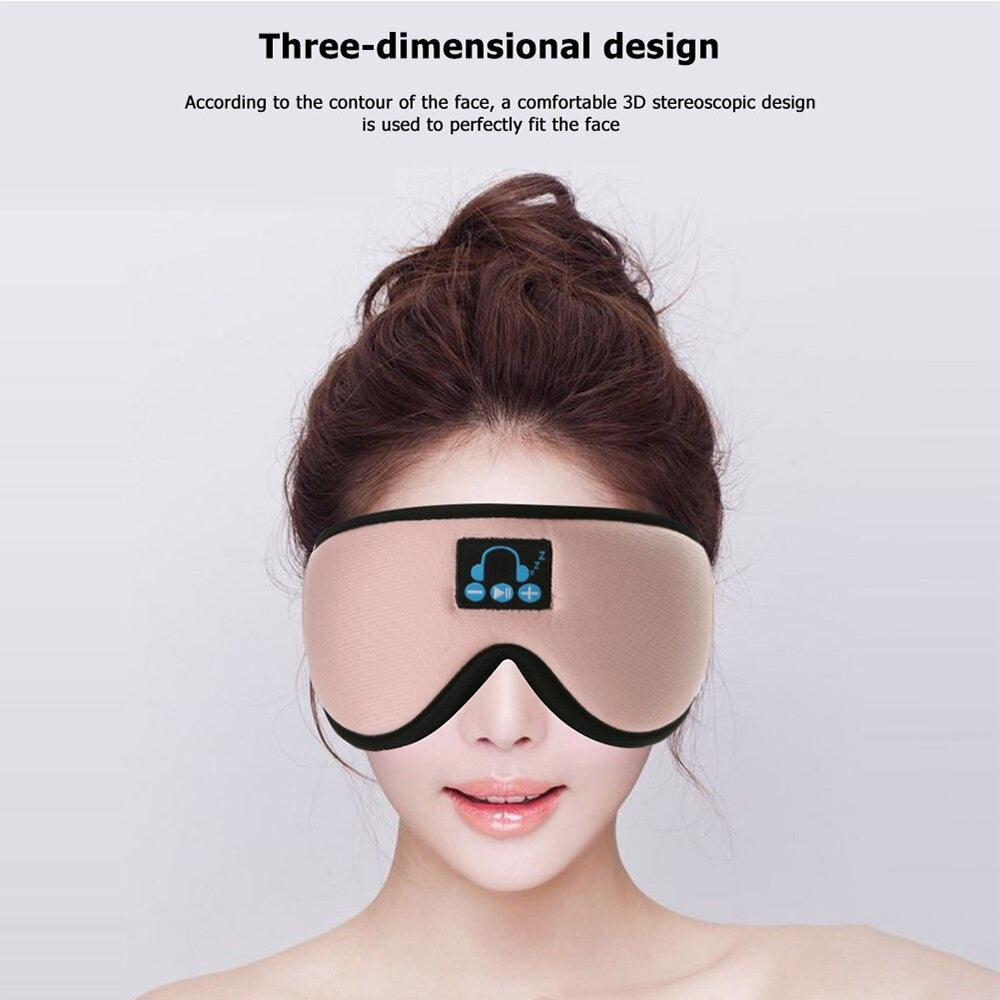 Bluetooth Sleeping Eye Mask and Headphones- USB Charging