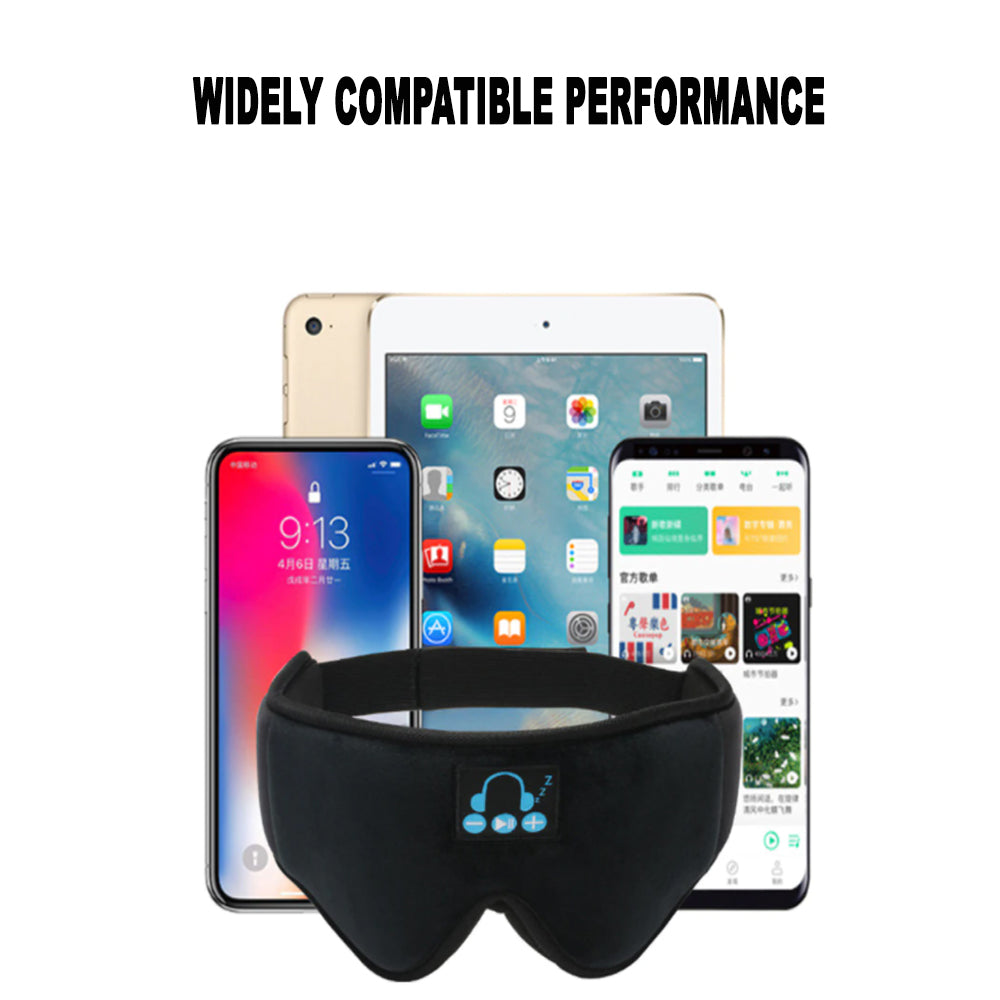 Bluetooth Sleeping Eye Mask and Headphones- USB Charging
