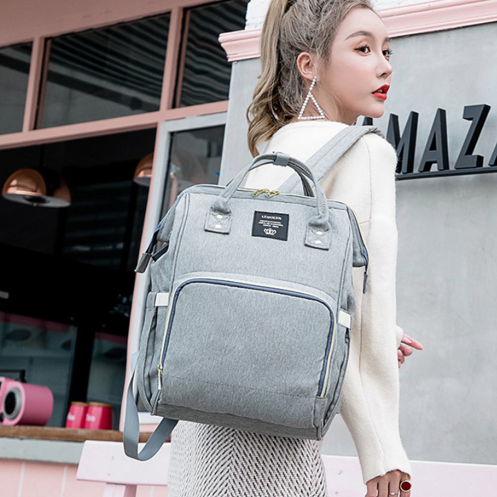 Large Capacity Maternity Travel Backpack with USB Charging Port