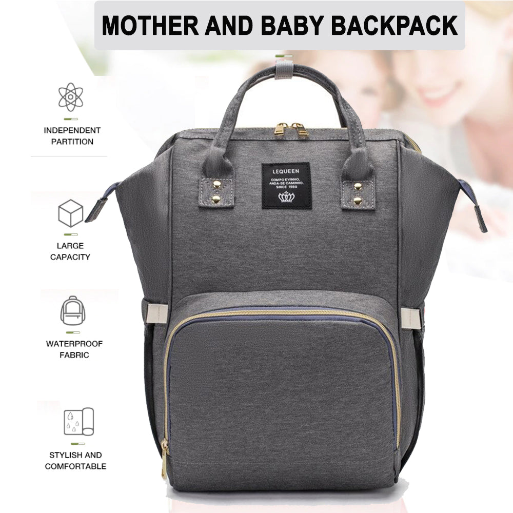 Large Capacity Maternity Travel Backpack with USB Charging Port