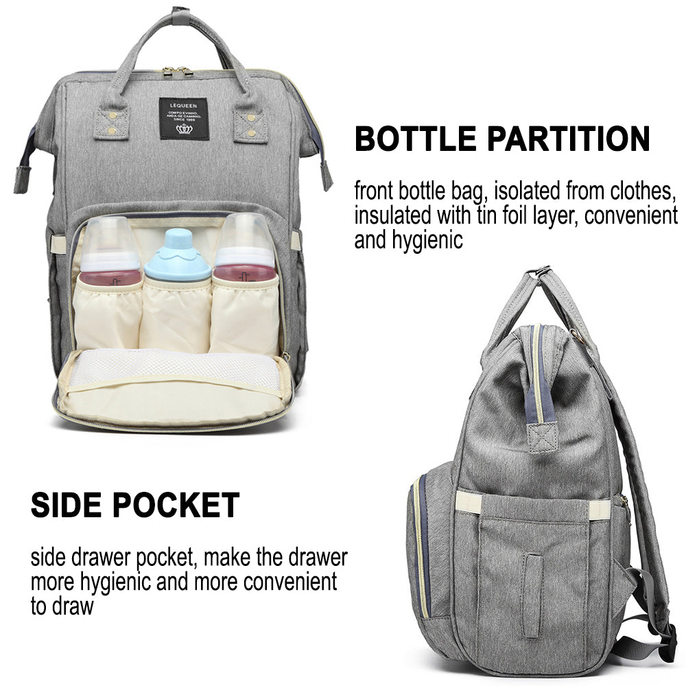 Large Capacity Maternity Travel Backpack with USB Charging Port