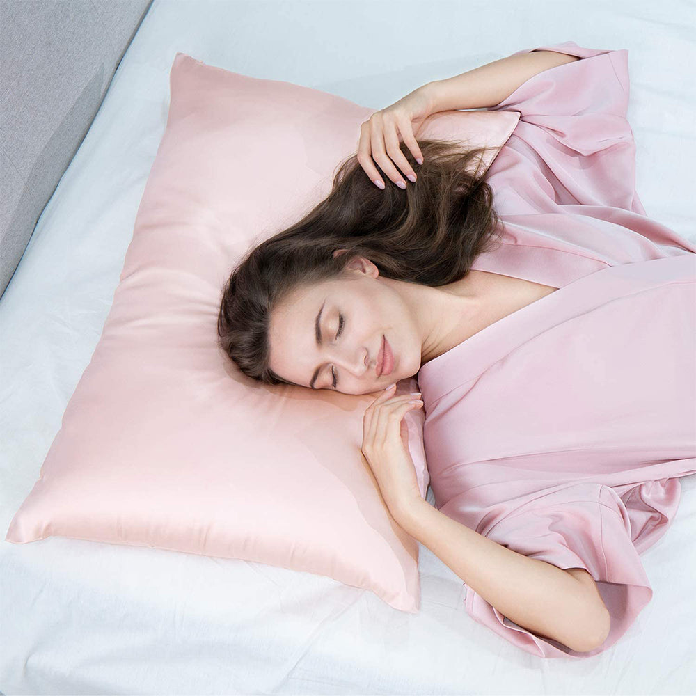 2 pcs Mulberry Silk Pillow Cases in Various Colors