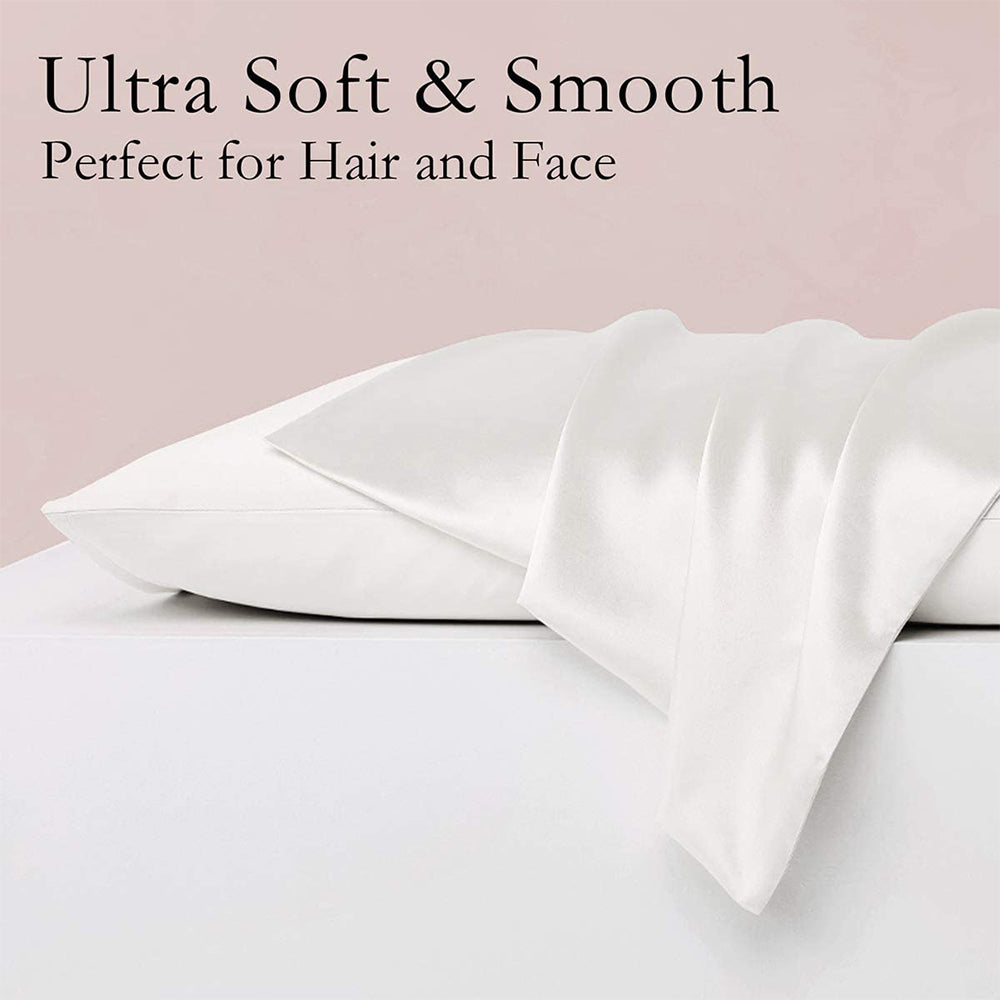 2 pcs Mulberry Silk Pillow Cases in Various Colors