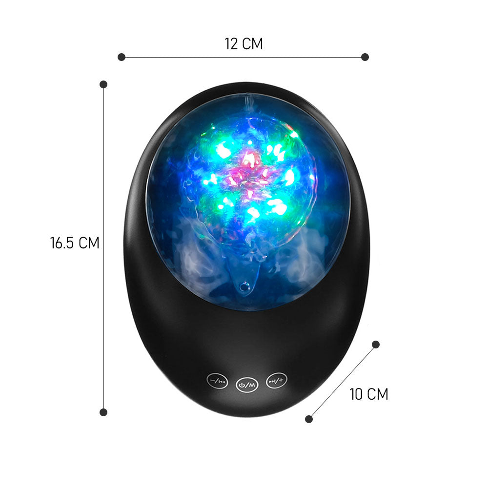3-in-1 Galaxy Night Light with White Noise- USB Powered