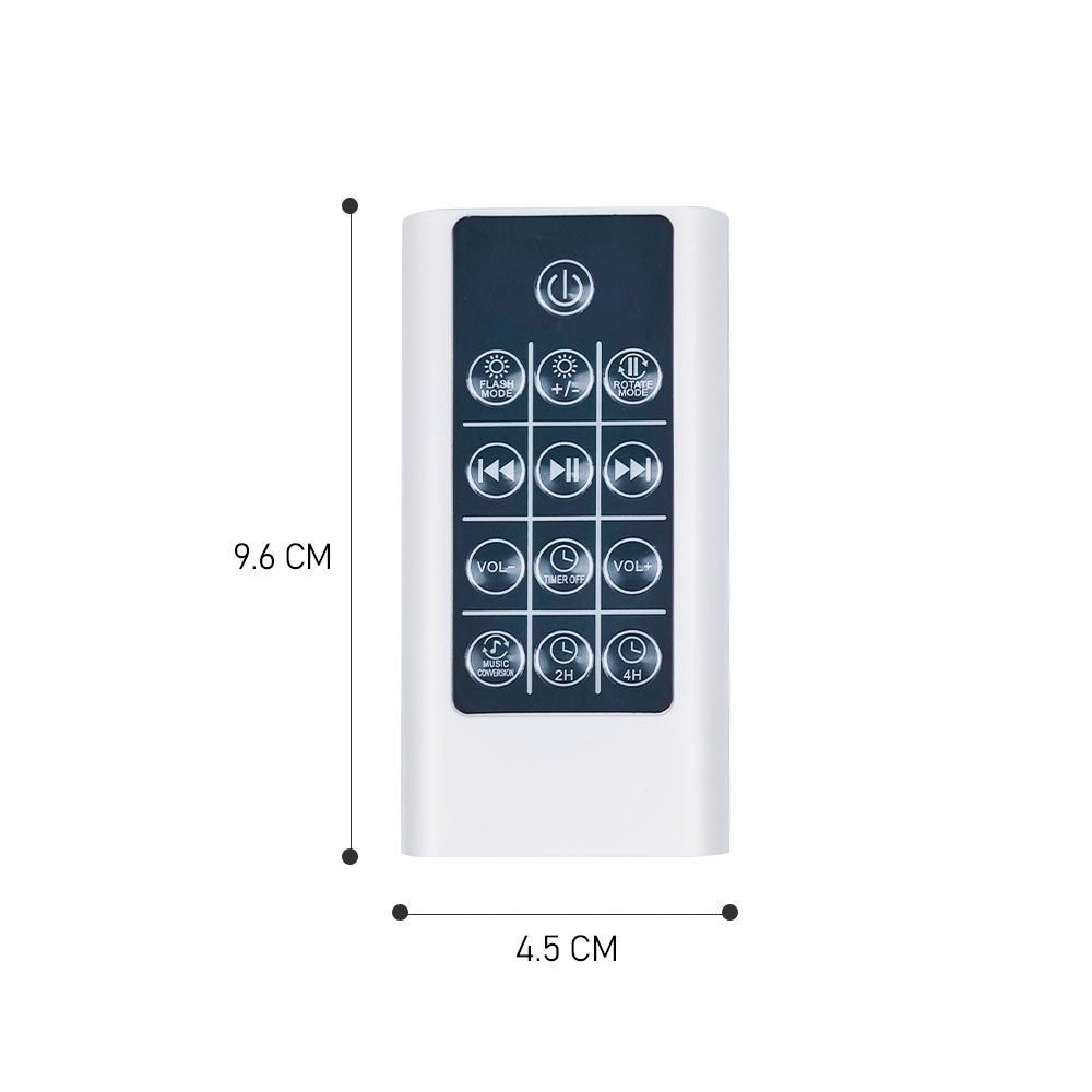 3-in-1 Galaxy Night Light with White Noise- USB Powered