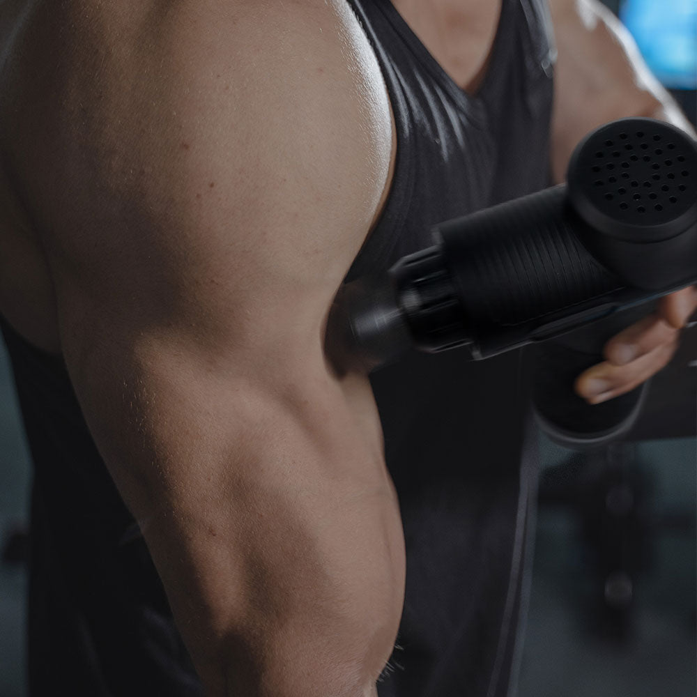 LCD display massage gun deep muscle massage- AU, EU, UK, US Plug