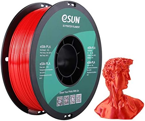 eSUN Silk Mystic PLA Filament 1.75mm, Silky Tricolor 3D Printer Filament PLA, Dimensional Accuracy +/- 0.05mm, 1KG Spool (2.2 LBS) 3D Printing Filament for 3D Printers,Silk Gold Green Black