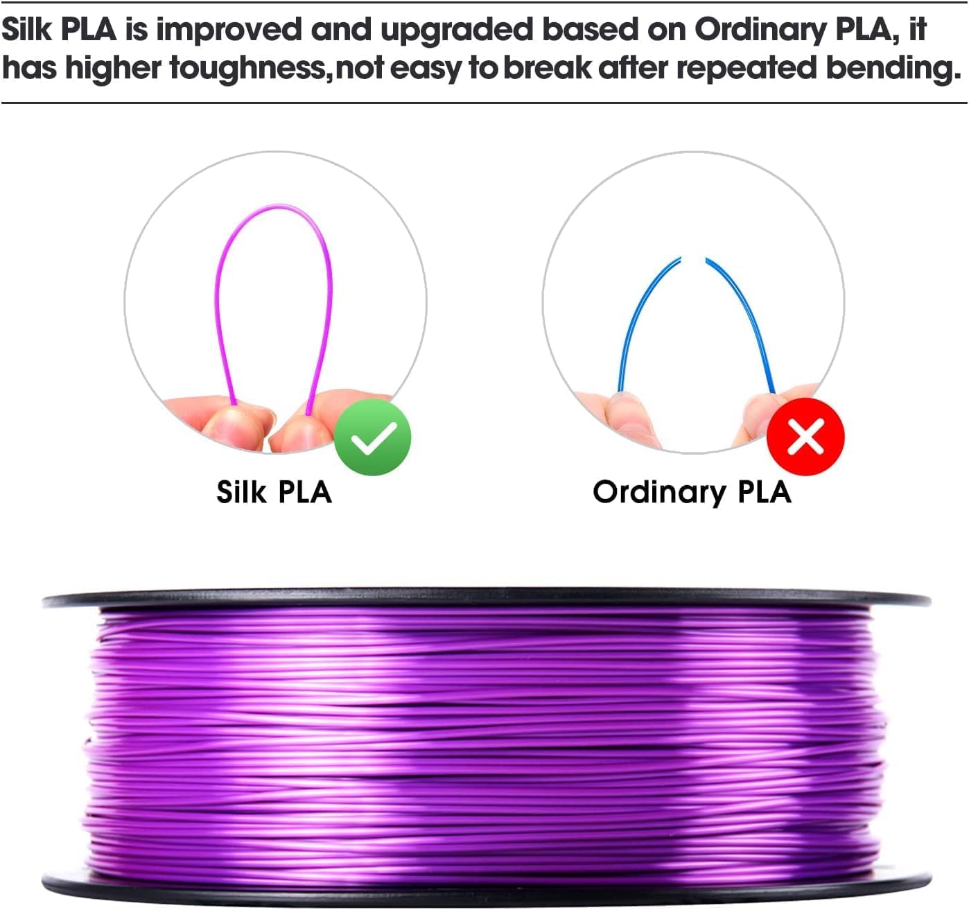 eSUN Silk Mystic PLA Filament 1.75mm, Silky Tricolor 3D Printer Filament PLA, Dimensional Accuracy +/- 0.05mm, 1KG Spool (2.2 LBS) 3D Printing Filament for 3D Printers,Silk Gold Green Black
