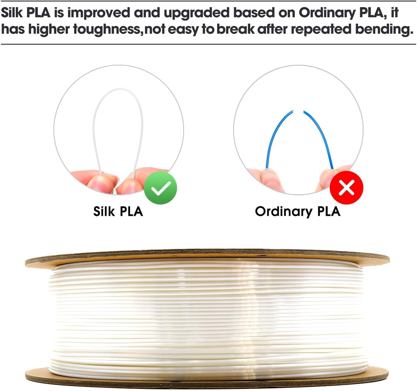 eSUN Silk Mystic PLA Filament 1.75mm, Silky Tricolor 3D Printer Filament PLA, Dimensional Accuracy +/- 0.05mm, 1KG Spool (2.2 LBS) 3D Printing Filament for 3D Printers,Silk Gold Green Black