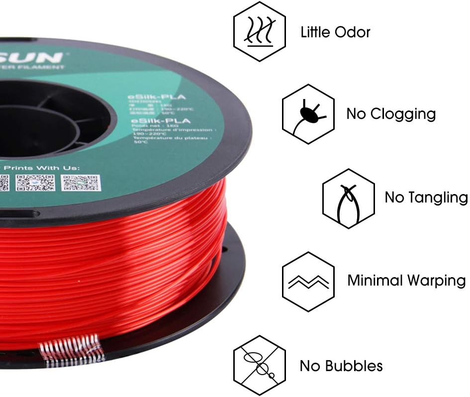 eSUN Silk Mystic PLA Filament 1.75mm, Silky Tricolor 3D Printer Filament PLA, Dimensional Accuracy +/- 0.05mm, 1KG Spool (2.2 LBS) 3D Printing Filament for 3D Printers,Silk Gold Green Black