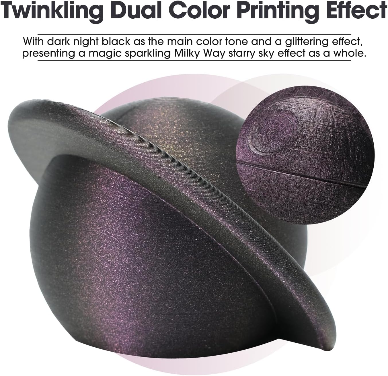 eSUN Silk Mystic PLA Filament 1.75mm, Silky Tricolor 3D Printer Filament PLA, Dimensional Accuracy +/- 0.05mm, 1KG Spool (2.2 LBS) 3D Printing Filament for 3D Printers,Silk Gold Green Black