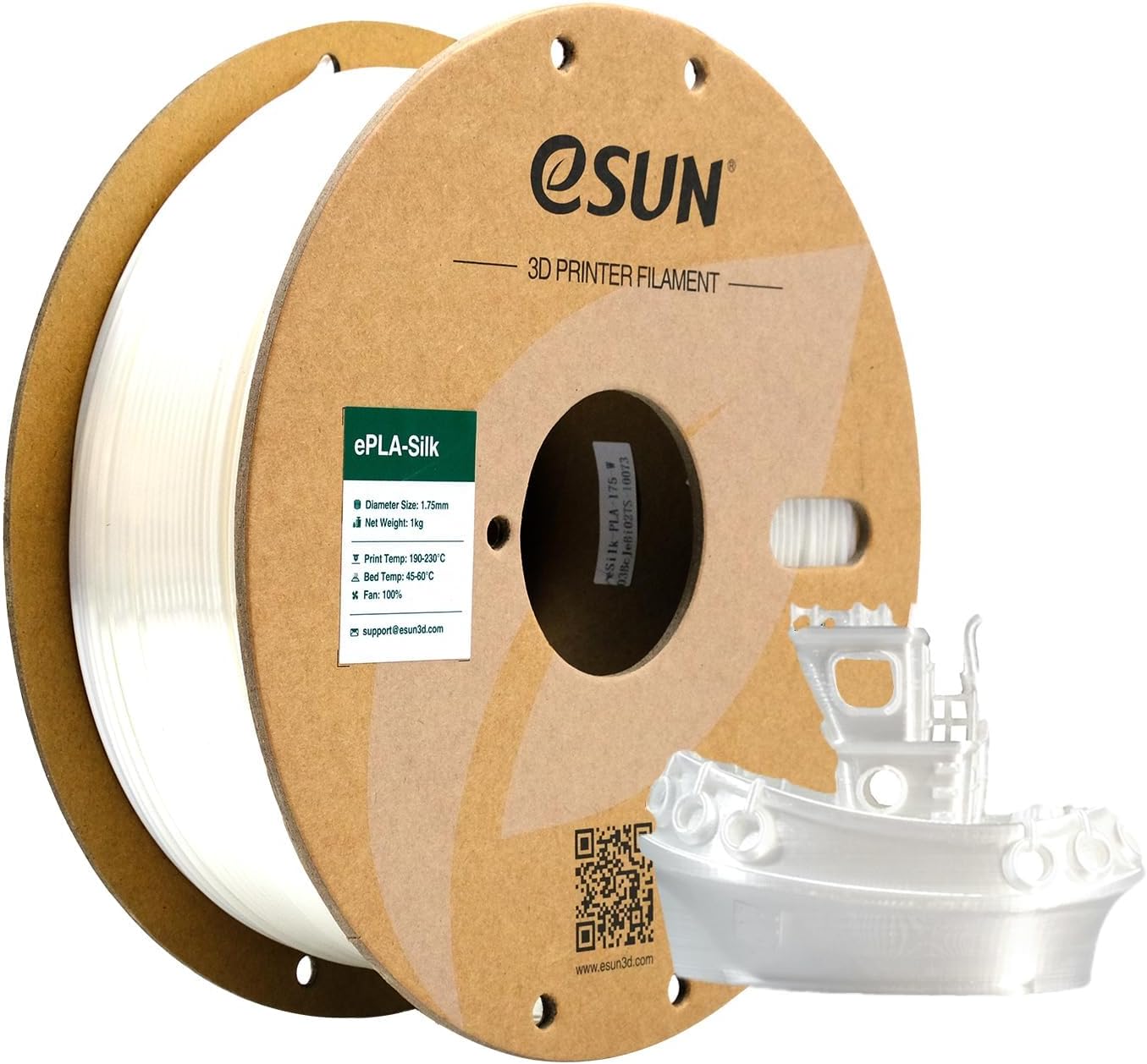 eSUN Silk Mystic PLA Filament 1.75mm, Silky Tricolor 3D Printer Filament PLA, Dimensional Accuracy +/- 0.05mm, 1KG Spool (2.2 LBS) 3D Printing Filament for 3D Printers,Silk Gold Green Black