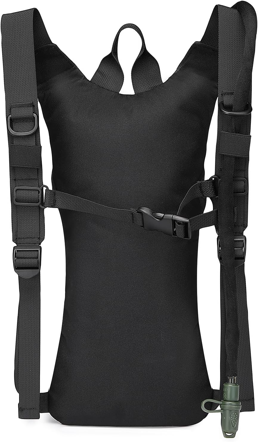 ATBP Military 3L Hydration Pack Reservoir Water Bladder Daypack Camel Backpack Hydration Pack with Water Bladder,Lightweight,BPA Free,for Running Cycling Hiking 2 Packs