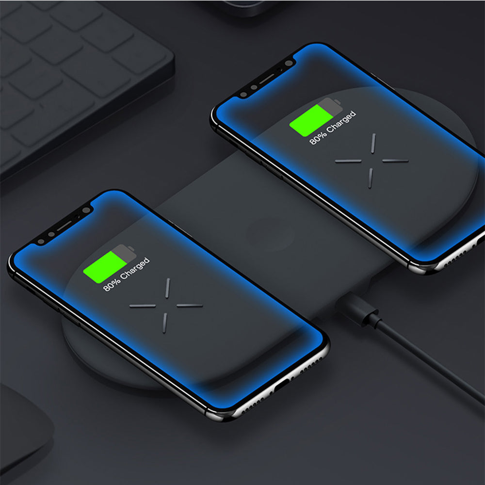 18W 3-in-1 Fast Charging Wireless QI Charger Pad for Apple, Samsung, Apple Watch and AirPods