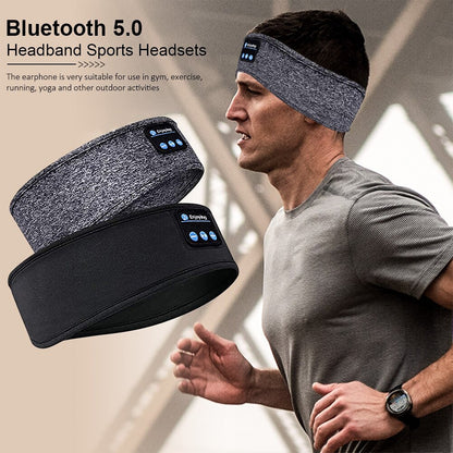 Wireless Musical Sleeping Exercising Headband- USB Charging