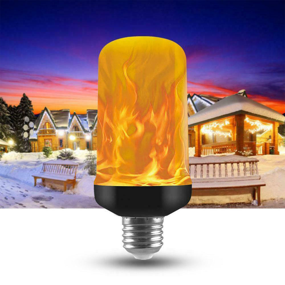 5W 4 Modes Burning Flickering Flame LED Light Bulb
