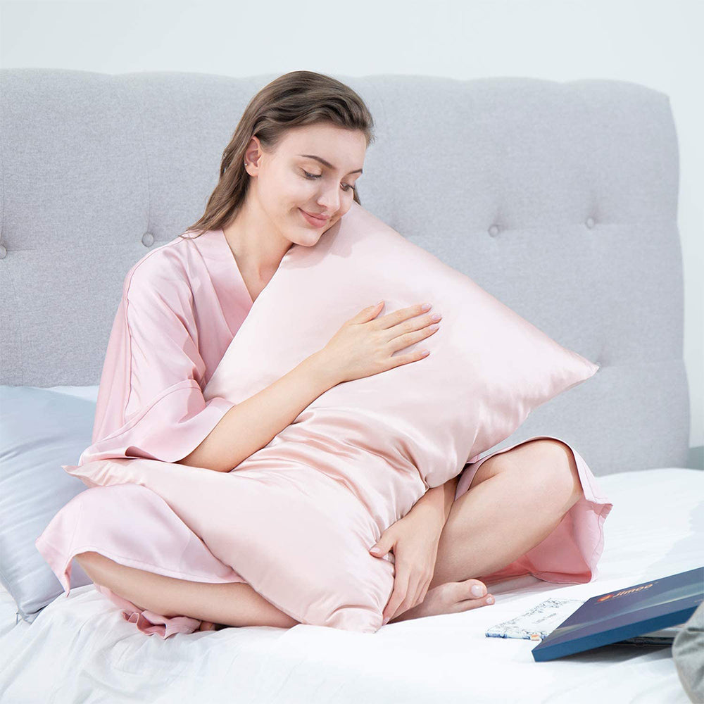 2 pcs Mulberry Silk Pillow Cases in Various Colors