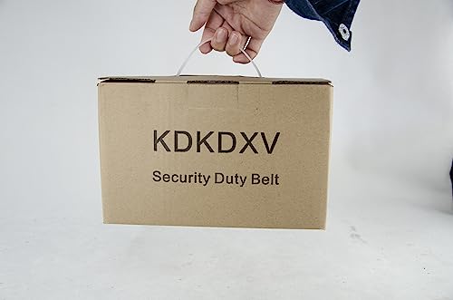 KDKDXV 10 in 1 Police Utility Belt Tactical Security Guard Duty Belt Versatile Military Modular Equipment System Molded Duty Belt Set for Law Enforcement