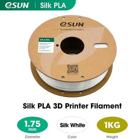 eSUN Silk Mystic PLA Filament 1.75mm, Silky Tricolor 3D Printer Filament PLA, Dimensional Accuracy +/- 0.05mm, 1KG Spool (2.2 LBS) 3D Printing Filament for 3D Printers，Silk Gold Green Black