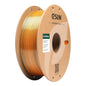 eSUN Silk Mystic PLA Filament 1.75mm, Silky Tricolor 3D Printer Filament PLA, Dimensional Accuracy +/- 0.05mm, 1KG Spool (2.2 LBS) 3D Printing Filament for 3D Printers，Silk Gold Green Black