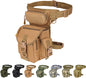 Injoy Multi-Purpose Tactical Drop Leg Bag Tool Fanny Thigh Pack Leg Rig Military Motorcycle Camera Versipack Utility Pouch, Black/Coyote Tan/Army Green/Camouflage 7 Colors Available