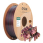 eSUN Silk Mystic PLA Filament 1.75mm, Silky Tricolor 3D Printer Filament PLA, Dimensional Accuracy +/- 0.05mm, 1KG Spool (2.2 LBS) 3D Printing Filament for 3D Printers，Silk Gold Green Black