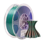 eSUN Silk Mystic PLA Filament 1.75mm, Silky Tricolor 3D Printer Filament PLA, Dimensional Accuracy +/- 0.05mm, 1KG Spool (2.2 LBS) 3D Printing Filament for 3D Printers，Silk Gold Green Black