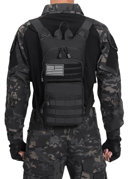 ATBP Military 3L Hydration Pack Reservoir Water Bladder Daypack Camel Backpack Hydration Pack with Water Bladder,Lightweight,BPA Free,for Running Cycling Hiking 2 Packs