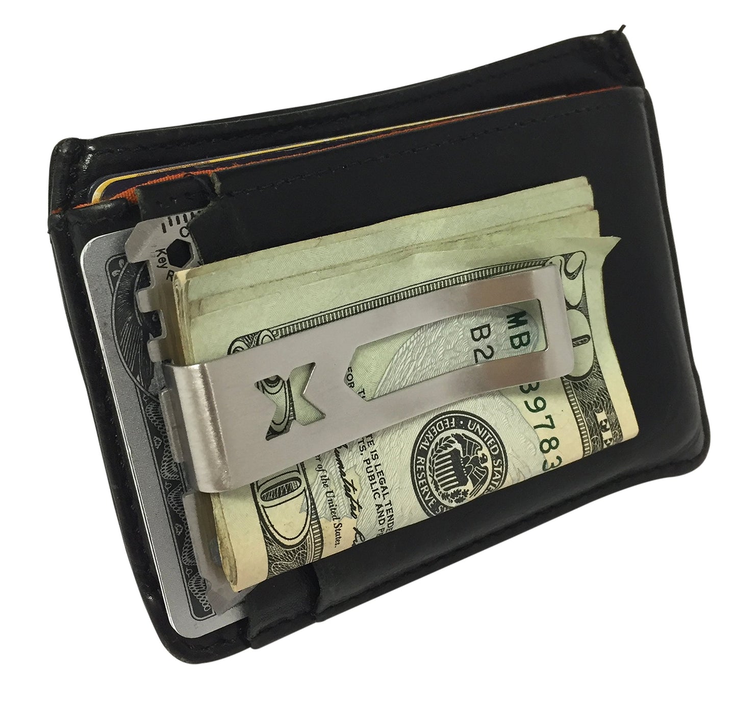 Multi purpose survival Pocket tool - 43 in 1 - credit card wallet size Ninja Multitool (Black)