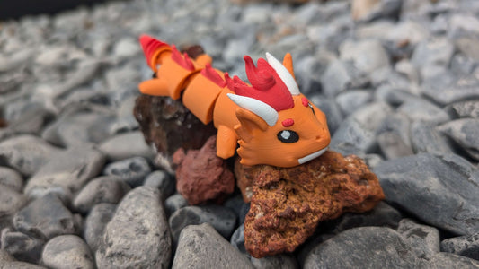 3D Printed Fire Dragon