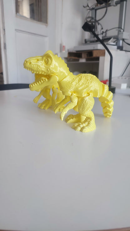 3d Printed Flexi T-Rex Dinosaur